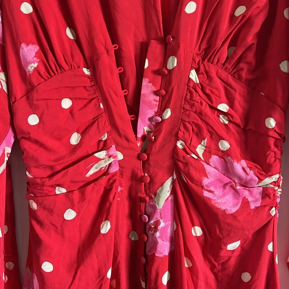 Free People women’s date night mini dress in strawberry - Picture 4 of 10